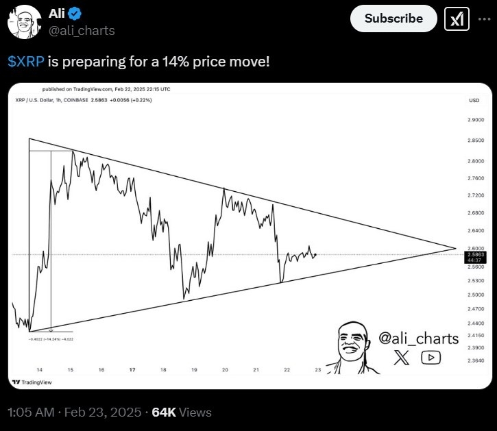 Ali Martinez XRP Tweet